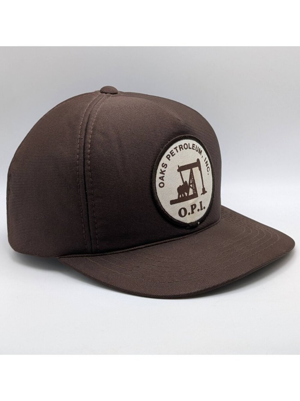 Vintage OPI Oaks Petroleum Inc Drilling Company Snapback Trucker Cap Hat Oil Gas